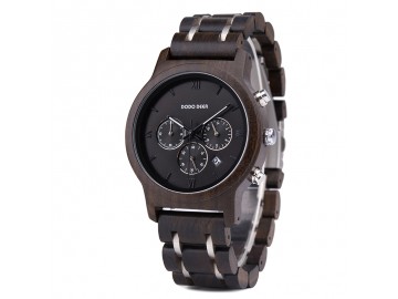 Relógio Masculino Dododeer-B12 Fundo Preto 