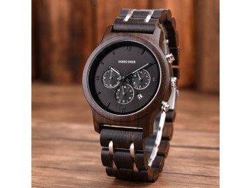 Relógio Masculino Dododeer-B12 Fundo Preto