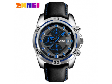 Relógio Masculino Skmei Chornograph Multicolor Dial - 9156 - Azul 