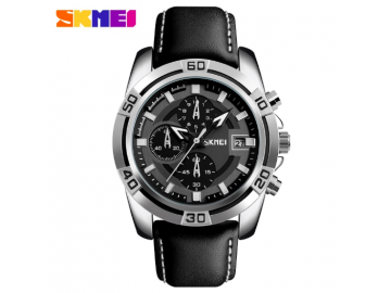 Relógio Masculino Skmei Chornograph Multicolor Dial - 9156 - Preto 