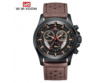 Relógio Analógico Sport Military Mens Choice - Brown 