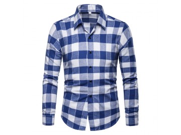 Camisa Xadrez Glasgow - Azul 