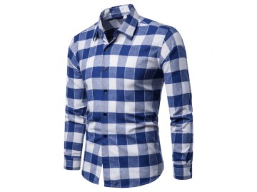 Camisa Xadrez Glasgow - Azul