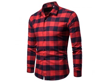Camisa Xadrez Glasgow - Vermelho
