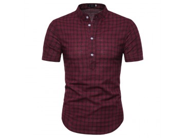 Camisa Xadrez York - Vinho 