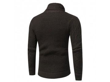 Cardigan Masculino Design Rolê Elegante - Cinza Escuro